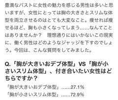 ぽっちゃり巨乳VSモデル体型貧乳