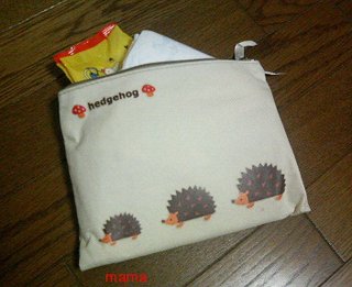 外出時、子供の紙オムツを入れるポーチは何を使ってる？