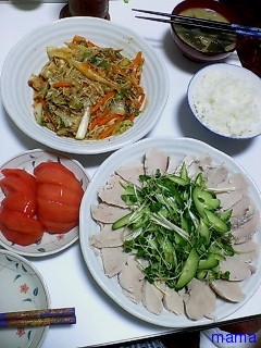 今夜の晩ご飯★