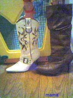 みんなのブーツみせて