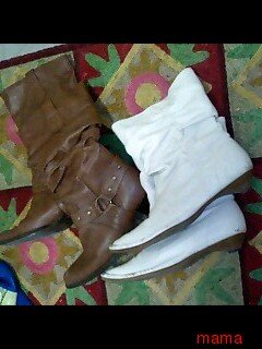 みんなのブーツみせて