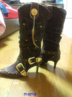 みんなのブーツみせて