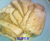 Ｘマスにおせちにも好評煮豚のニンニク生姜醤油漬け