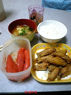 今夜の晩ご飯★