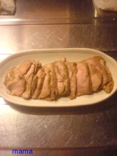 Ｘマスにおせちにも好評煮豚のニンニク生姜醤油漬け