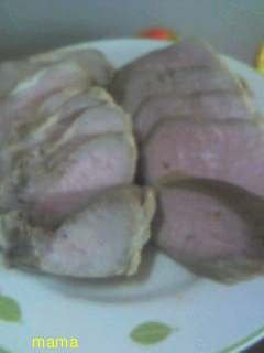 Ｘマスにおせちにも好評煮豚のニンニク生姜醤油漬け