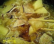 大根、豚ばら、干し椎茸、ゆず、
