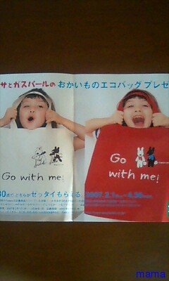 パスコのバッグ【リサとガスパール】シール３０点