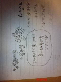 みんな字見せて