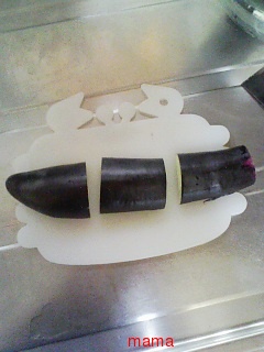 ﾚﾝｼﾞで簡単(^O^)/なすのﾚﾝｼﾞ蒸し☆