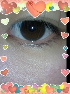 化粧してない目　移動しました
