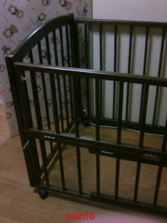 ベビーベッドが