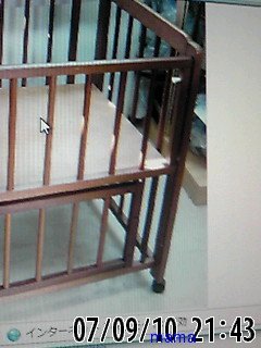 ベビーベッドが