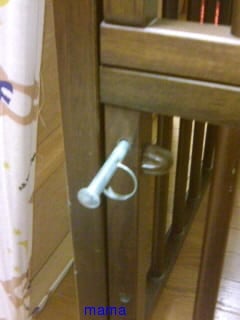 ベビーベッドが