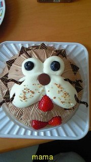 シャトレーゼのくまさんケーキ