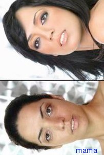 化粧のBefore→After