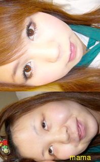 化粧のBefore→After