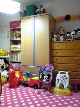 子ども部屋見せて