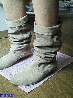 みんなのブーツみせて