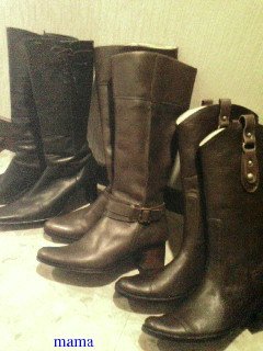 みんなのブーツみせて