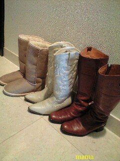 みんなのブーツみせて