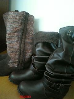 みんなのブーツみせて