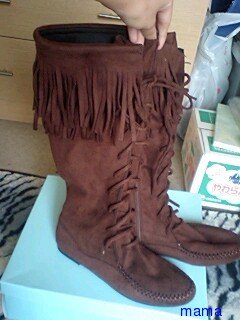 みんなのブーツみせて