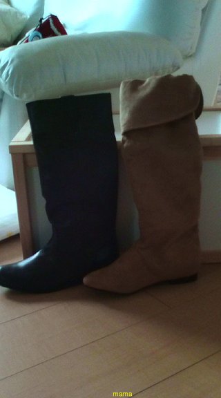 みんなのブーツみせて