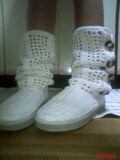 みんなのブーツみせて