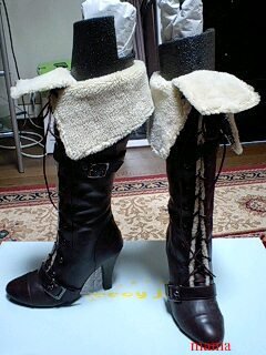 みんなのブーツみせて