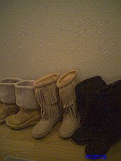 みんなのブーツみせて