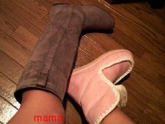 みんなのブーツみせて