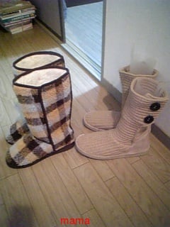 みんなのブーツみせて