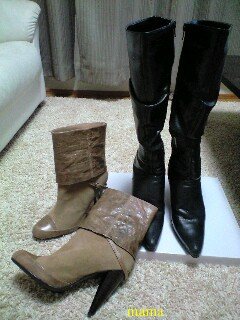 みんなのブーツみせて