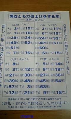 厄年【厄払い等…】に詳しい方！！