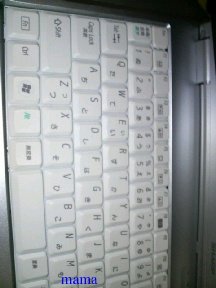 パソコンのキーボードを写ペタして下さい(泣)