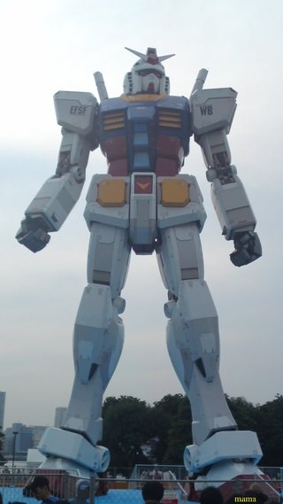 お台場にガンダム？