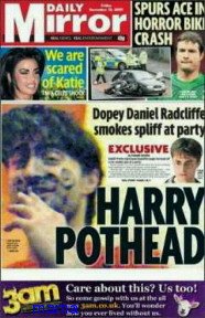 ﾊﾘｰﾎﾟｯﾀｰ・ﾀﾞﾆｴﾙ君・大麻吸引疑惑