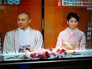 海老蔵と小林真央真剣交際