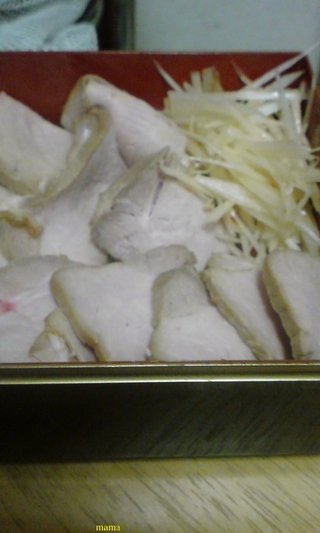 Ｘマスにおせちにも好評煮豚のニンニク生姜醤油漬け