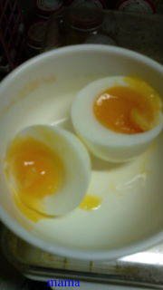 半熟ゆで卵