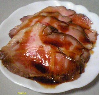 Ｘマスにおせちにも好評煮豚のニンニク生姜醤油漬け