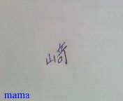 漢字が無い