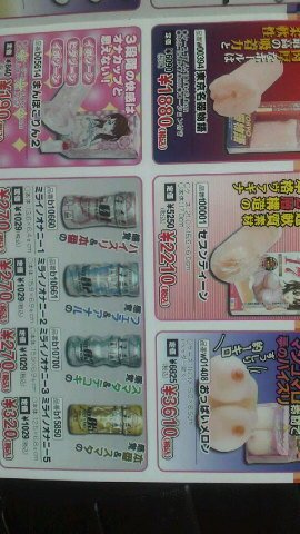 こんな広告ポストに入ってた