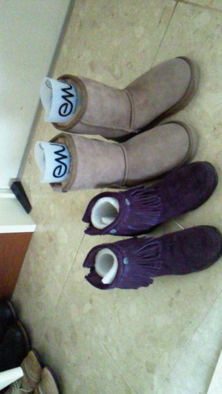 みんなのブーツみせて