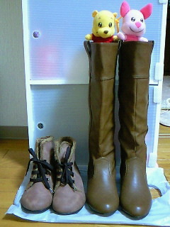 みんなのブーツみせて