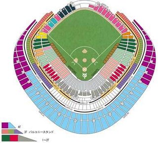 東京ドーム座席詳しい方