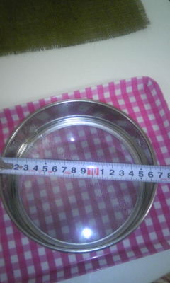 至急！21cmのｹｰｷの型に18cmの生地