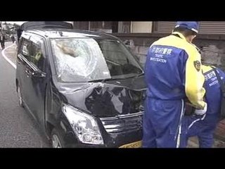 【改】京都亀岡市・集団登校に暴走車 無免許運転
