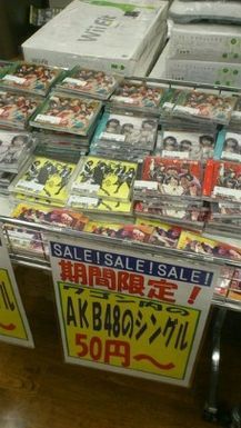 ＡＫＢ総選挙のために大量購入されたＣＤはゴミに